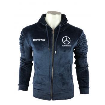 Mercedes bleu nuit velours confort Survetement Mode Homme-Survetement-AlphaPlace-Pixefy